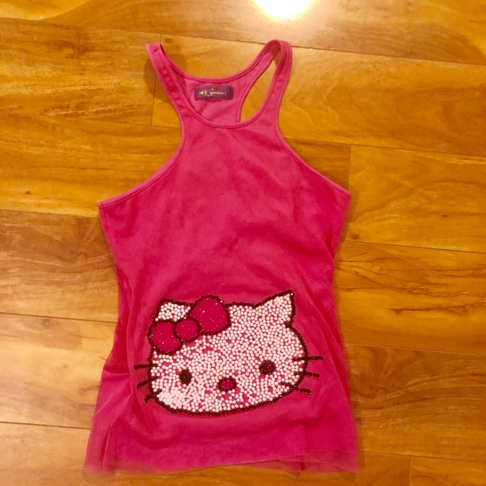 Bedazzled Hello Kitty Tank Top